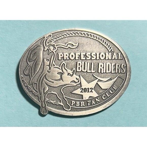 2012  PBR Fan Club -Professional Bull Riders Western Americana Rodeo Hat pin - Picture 1 of 2